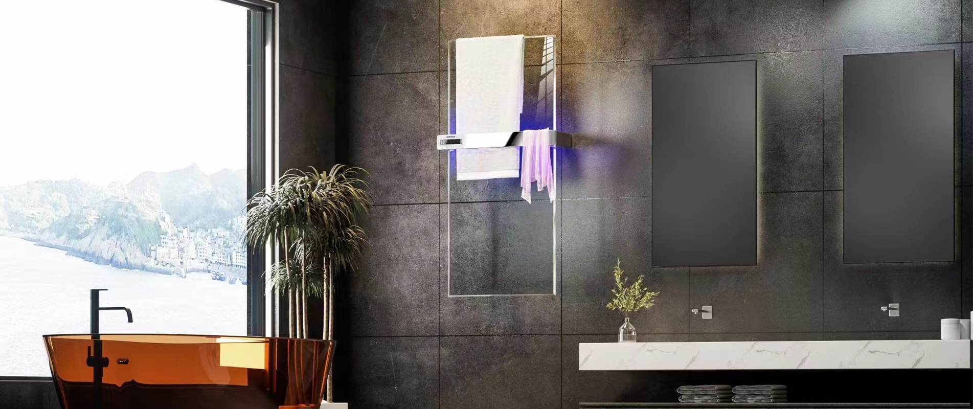 Electric towel rack